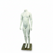 Børnemannequin. Hvid unisex. H121 cm.