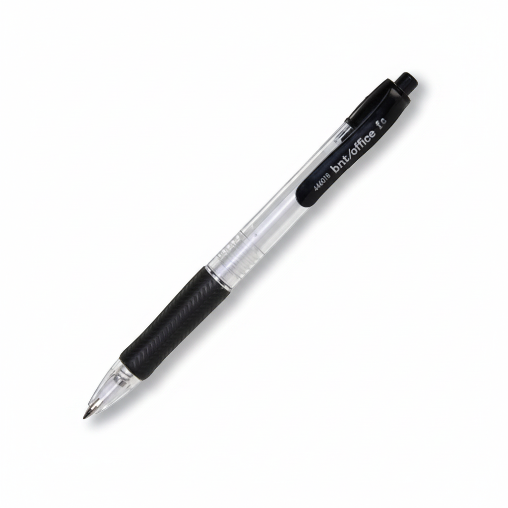 Ballpoint pen, 0.7 mm, rubber grip. Multiple colors