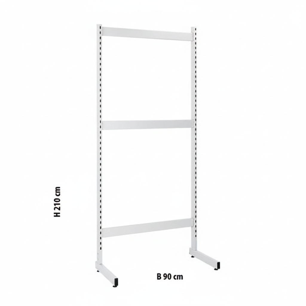 Framework, L-gondol, hvid, B97 x H217,50 cm. Se flere farver