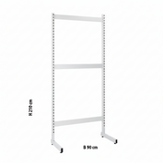 Framework, L-gondol, hvid, B97 x H217,50 cm. Se flere farver