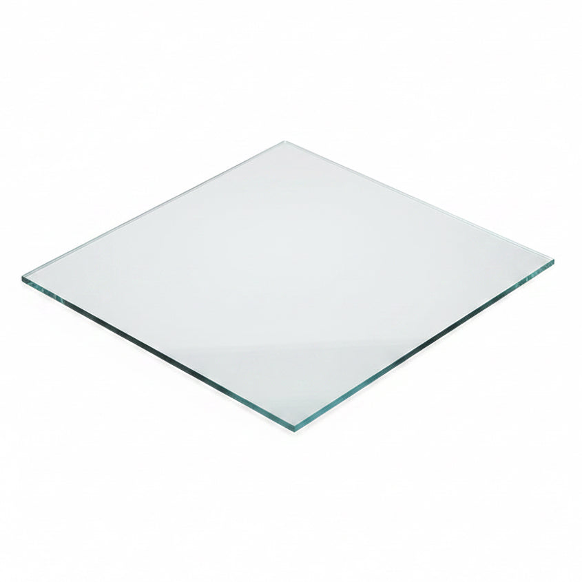 Klar glasplade 74 x 74 cm, 5 mm