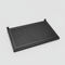 Hylde m/ metalhulplade (59,5 x 37 cm.) t/ rillepanel - sort