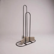 Coat stand, chrome, H85 cm