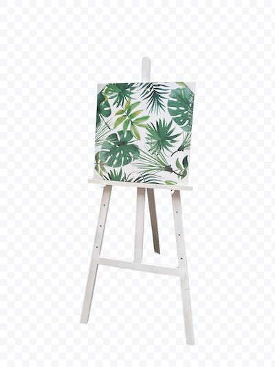 Staffeli H 145 cm. Hvid