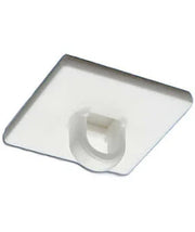 Mobile button, self-adhesive in white