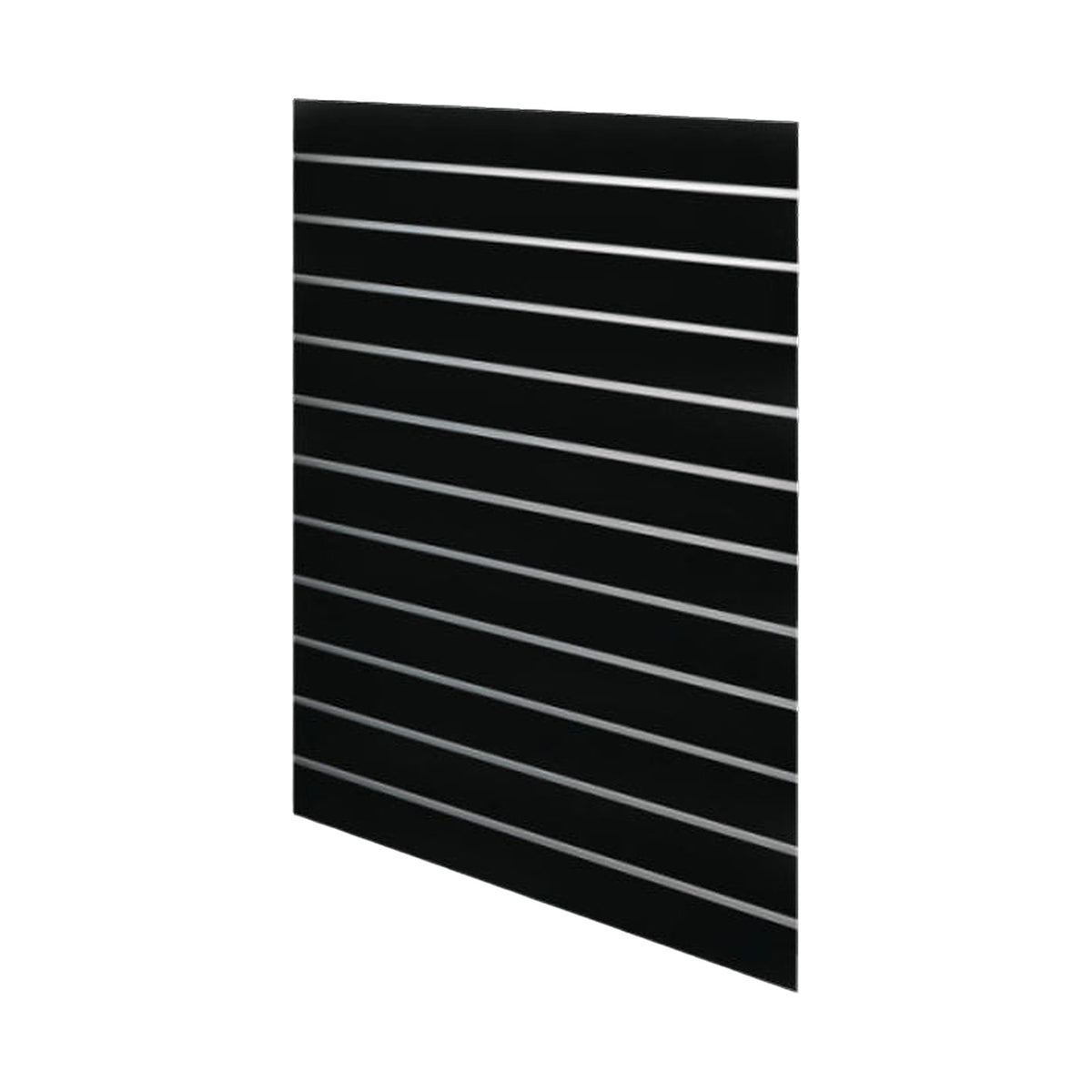 Svart rillupanel – 120 x 120 cm – 10 cm. Supersæt við lættari tekstur. Prísur fyri hvørt stk.