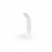 SuperSellerS clear acrylic A5 floor sign holder with a 53 cm tall angled stand for retail displays.