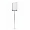 SuperSellerS chrome A4 sign holder on an 80 cm adjustable stand for retail displays