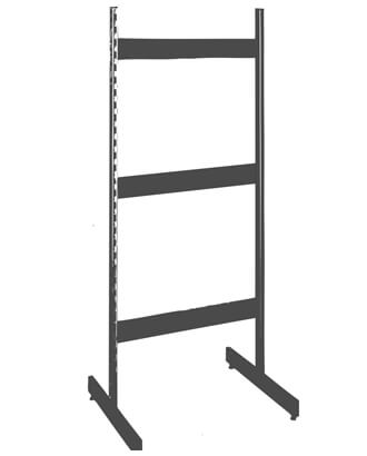 Framework, T-gondol, hvítt, D97 x H247,50 cm