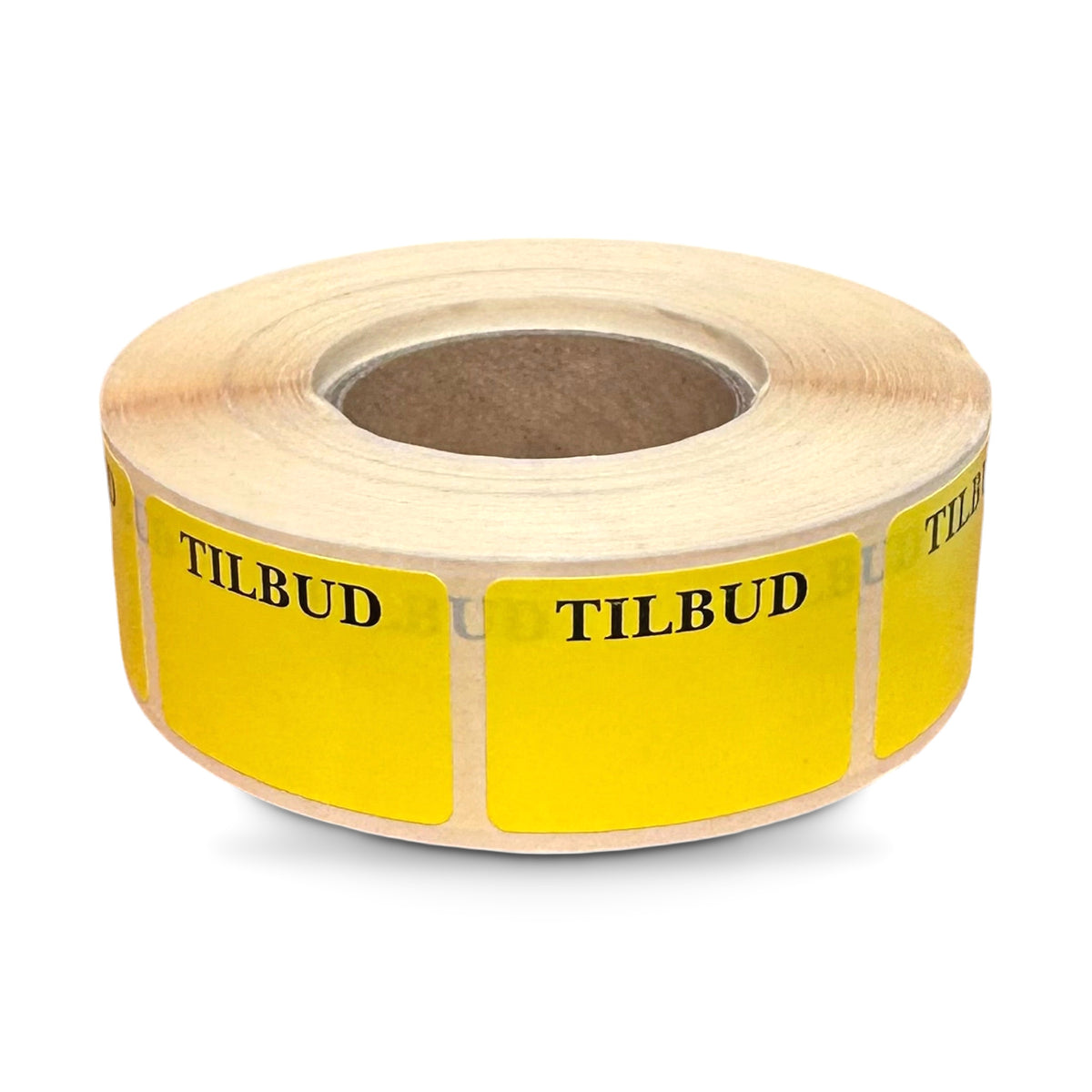 Tilbuds mærker. 1000 stk. Gul etiket