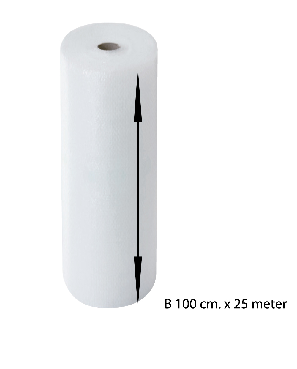 BOBLEPLAST (B 100 CM.) - indpakning. m/50 meter.