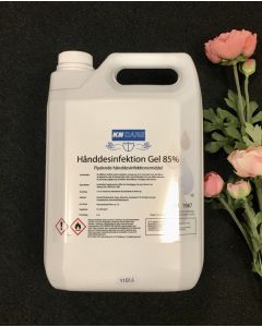 Hånddesinfektion gel, 85%. 5000 ml .