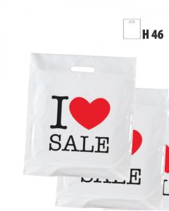 Plastpose - I LOVE SALE - 100 stk.