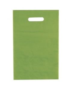 Limegrøn plastikpose 35x4x45 cm