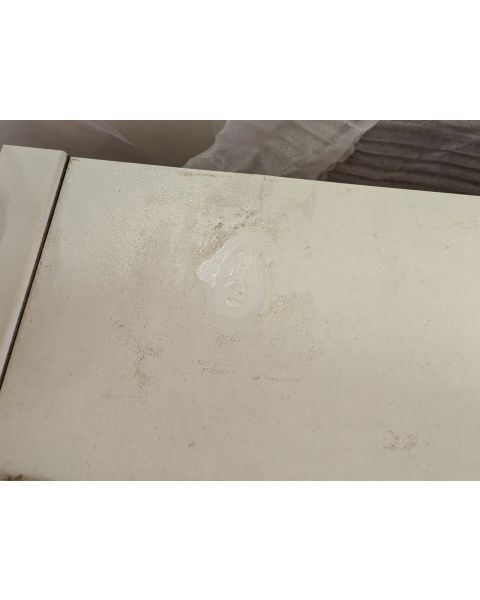 Gondol, dobbelt-sidet, hvid, B124 x D61 x H132 cm. 2. sortering.