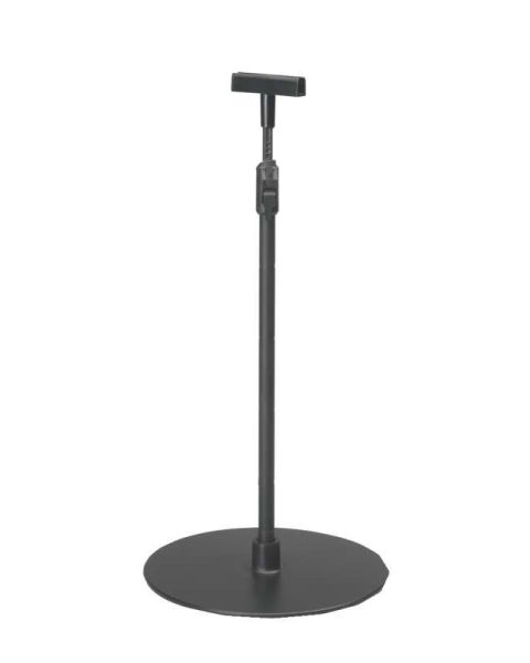 Rund stander, justerbar, Ø 18 x H 33-58 cm, skilteholder. Vælg farve