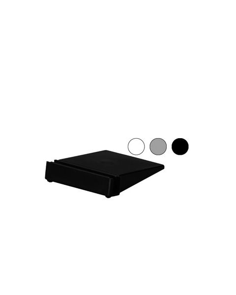 Bordholder i plast. B 6 x D 7,5 cm, skilteholder. Vælg farve