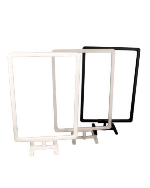 H-stander, skilteholder med A4 plastramme. Vælg farve på sættet