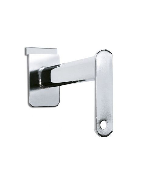 Torso hængebeslag, t/ rillepanel. Krom