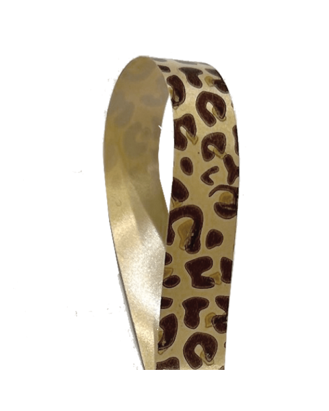 Gavebånd. Leopard mønster.  10 x 225 mtr.