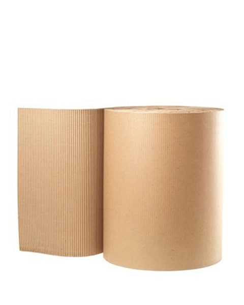 Bølgepap B 40 cm x 70 mtr. Brun