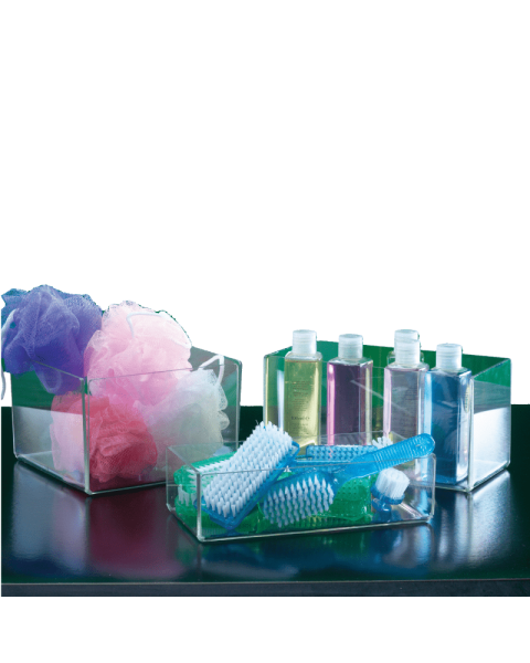 Akrylbokse i akryl. Vælg størrelse og antal.