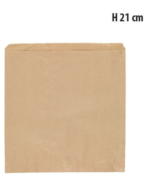 Brun pose - H 21 cm. / 37 gram - 1.000 stk.