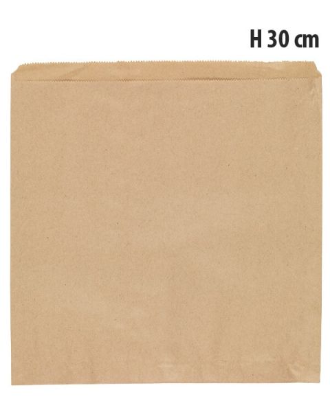 Brun pose - H 30 cm. / 37 gram - 500 stk.