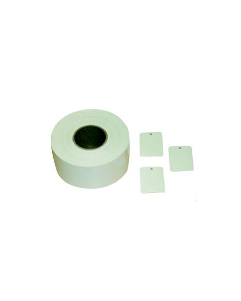 Papskilte t/ pins 32 x 45 mm. 1.000 stk. - 1 rulle
