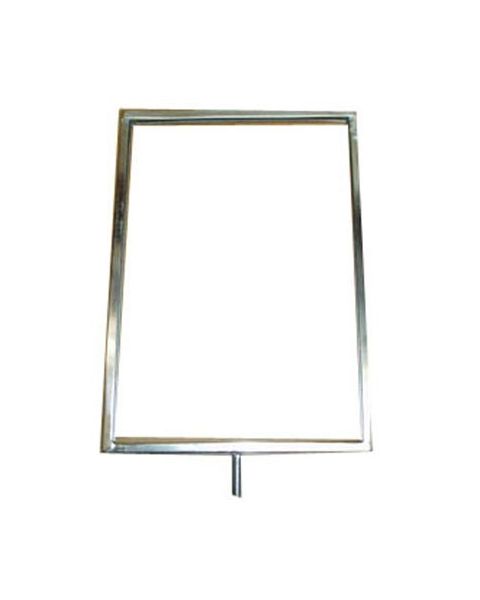 Skilteramme, A4, metal, galvaniseret