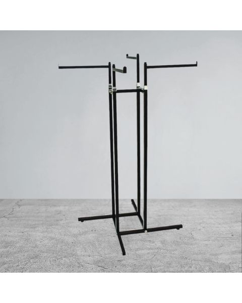 Joy-stativ 4 armet - tøjstativ H125-195 cm m/ 4 lige højdejusteres arme. Vælg farve på stel og arme