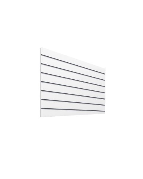Rillepanel - 120 x 80 cm. - hvid - 10 cm. 1  stk. - Supersæt, let tekstur