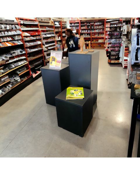 Podie i melamin. Vælg størrelse