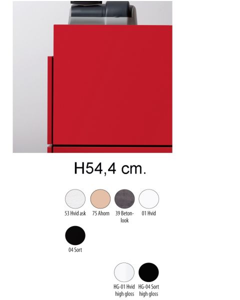 Frontpanel - høj, Banko