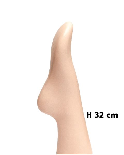 Strømpefod, dame. Lys hudfarvet