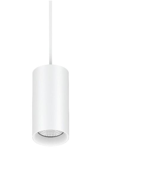 Rørpendel, m/ indbygget LED-lyskilde, Ø8, H13, hvid, 10W, 3000 Kelvin, 1100 lumen