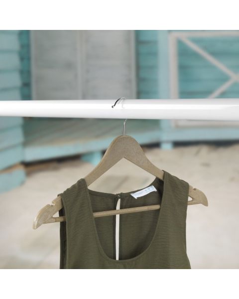 Ocean Plastic Skjortebøjle med stang 43 cm. Pakket med 50 stk.