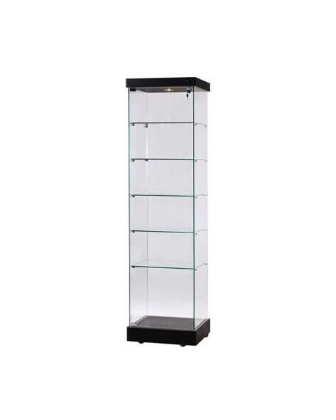 Vitrine - Toscana 1 - høj model. 50 x 46 x H 184 cm.