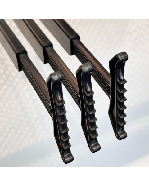 Barn - Nederdelsbøjle -Sort. 200 stk. Plastbøjle