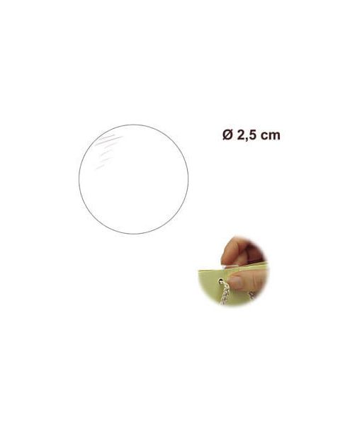 Plomberingsetiket -  Ø 2,5 cm. - 1.000 stk.