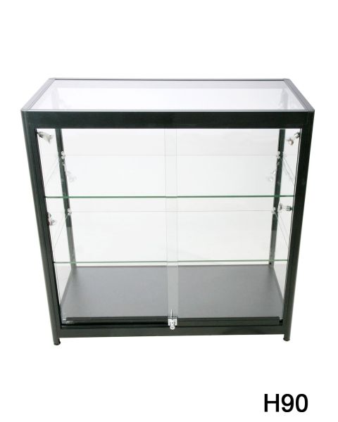 Vitrine H90 - sort - Verona