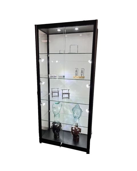 Vitrine H200 - sort - Pisa