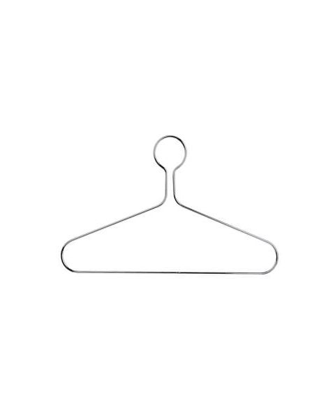 Sikkerhedsbøjle, til tungt tøj, krom, pk. med 10 stk., 43 cm