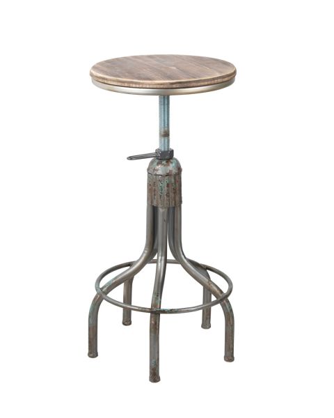 Taburet - Provence. Regulerbar i højden, Ø34, H47