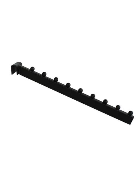 Skrå fronthæng m/ 9 kugler t/ 12 mm. Sort