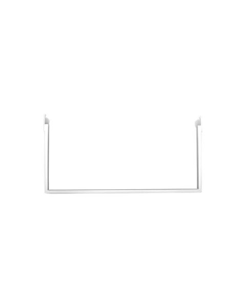 U-bøjlestang (61 cm) t/ 12 mm. - Hvid