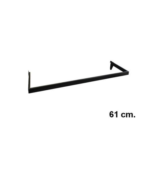 U-bøjlestang (61 cm) t/ 12 mm. - Sort
