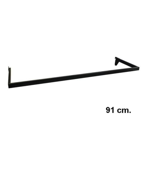 U-bøjlestang (91 cm) t/ 12 mm. - Sort