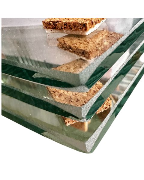 Glashylde, klar, 6 mm, 59 x 27 cm. Passer bla. i H-gondol. reifede kanter