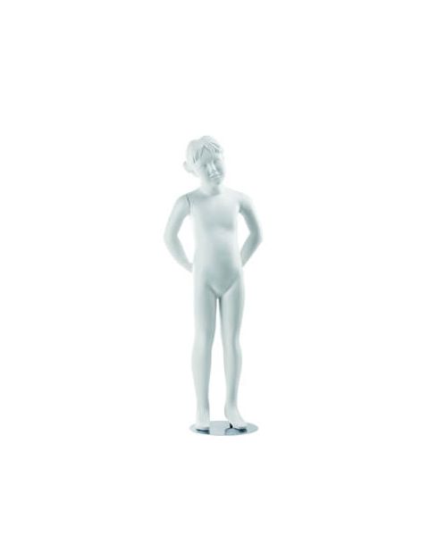 Pige børnemannequin  7-8 år. Skulptureret hår